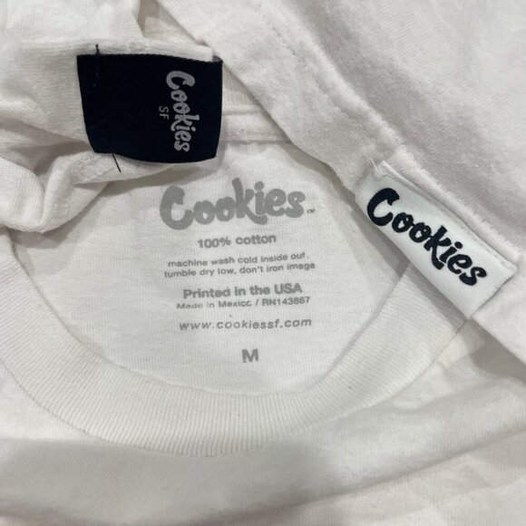 Y2K RETRO T-SHIRT COOKIES ERRYBODY EATS 100%COTTON MADE IN USA SIZE MEDIUM - Picture 5 of 11